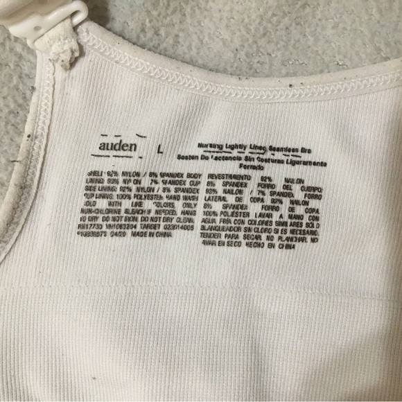 Auden Women’s Nursing Lightly Lined Seamless Bra - Picture 5 of 8